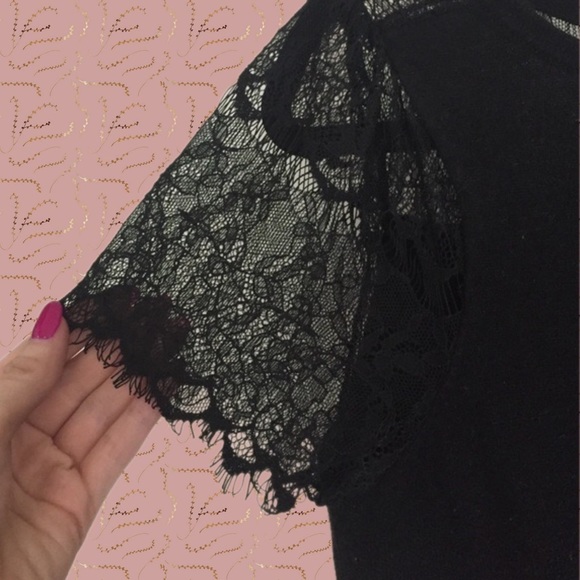 Loft Lace Sleeve Top - Picture 2 of 4